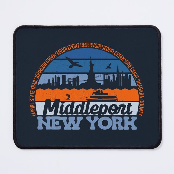 Item preview, Middleport New York Sunset Retro Vintage Local Pride Logo designed and sold by CRHPOD20.