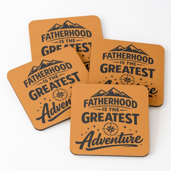 Item preview, Fatherhood Is the Greatest Adventure – Bold Geometric Dad Design designed and sold by DesignHouse07.