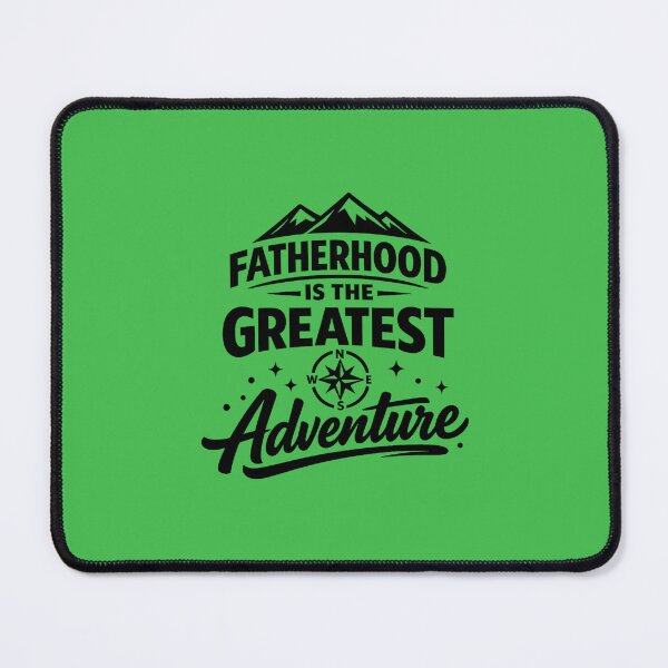 Item preview, Fatherhood Is the Greatest Adventure – Bold Geometric Dad Design designed and sold by DesignHouse07.