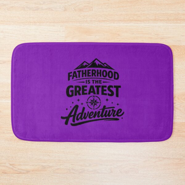 Item preview, Fatherhood Is the Greatest Adventure – Bold Geometric Dad Design designed and sold by DesignHouse07.