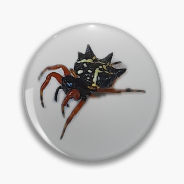 Item preview, Small spider with spiky back and yellow spots designed and sold by BeesBarn.