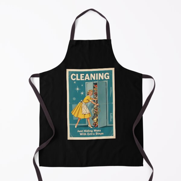 Item preview, Funny Vintage Cleaning Just Hiding Mess With Extra Steps Retro Humor Gift designed and sold by Retro-Anime9.