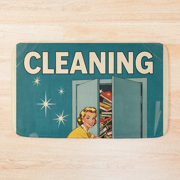 Item preview, Funny Vintage Cleaning Just Hiding Mess With Extra Steps Retro Humor Gift designed and sold by Retro-Anime9.