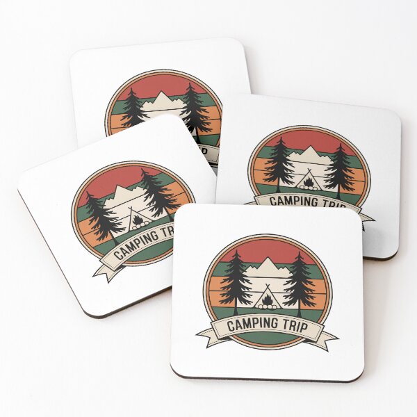 Item preview, Vintage Camping Badge Tee, Retro Outdoor Adventure Gift designed and sold by LatentGoods.