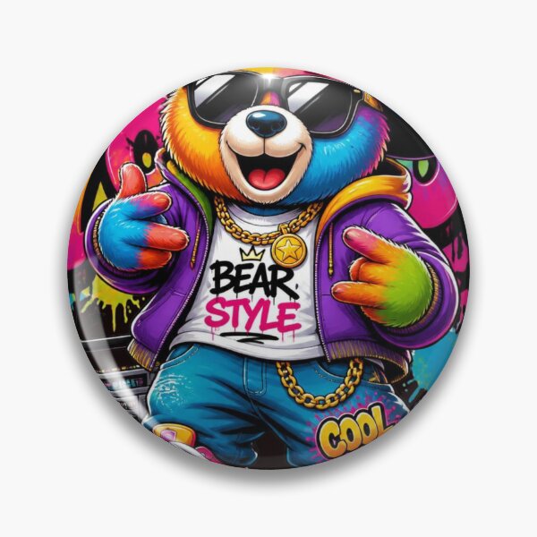 Item preview, Cool Hip Hop Teddy Bear - Urban Graffiti Boombox Street Art designed and sold by AgnesB77.