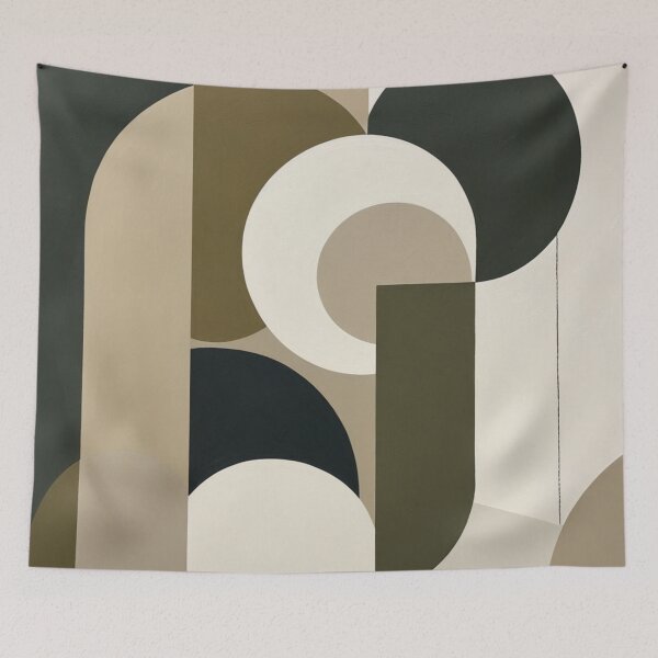 Item preview, Abstract Organic Ceramics Geometric Shapes Poster designed and sold by EnmarcArt.