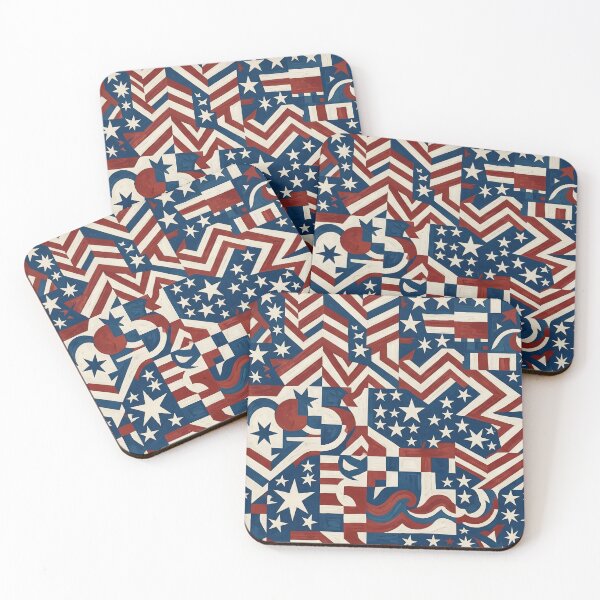 Item preview, Stars and Stripes Wall Mural designed and sold by LibertyForge-Co.