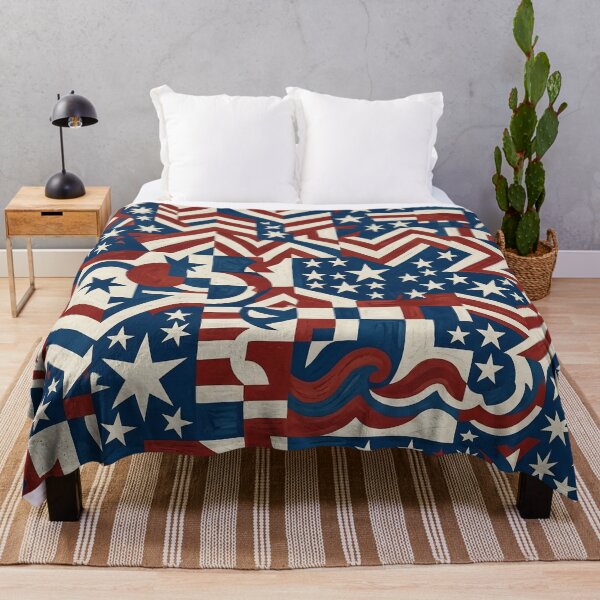 Item preview, Stars and Stripes Wall Mural designed and sold by LibertyForge-Co.