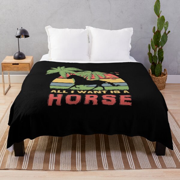 Item preview, All I Want Is A Horse Retro Sunset Equine Lover designed and sold by marke770.