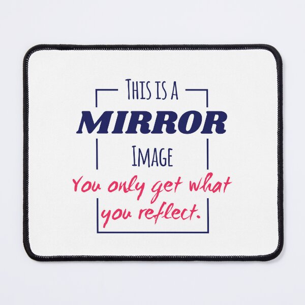 Item preview, Mirror Image Motivation Quote Typography Inspirational Design designed and sold by PixelParinda.