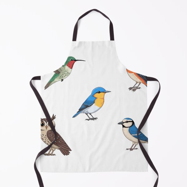 Item preview, Colorful Bird Sticker Set | Hummingbird Owl Bluebird | Filora Atelier Bird Art designed and sold by Filora Atelier | Bird Art.