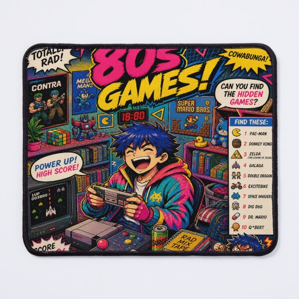 Item preview, 80s Games TShirt designed and sold by HomeyDay.