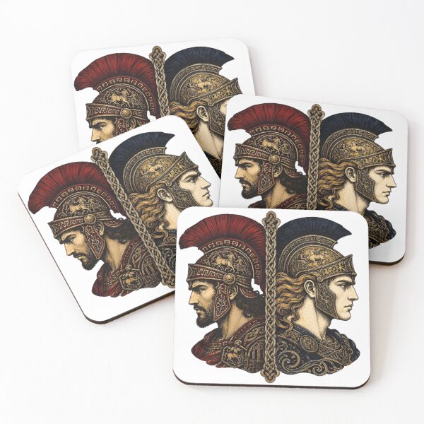 Item preview, Achilles & Hector — The Greatest Warriors | History Shapers Series designed and sold by Qorvun.