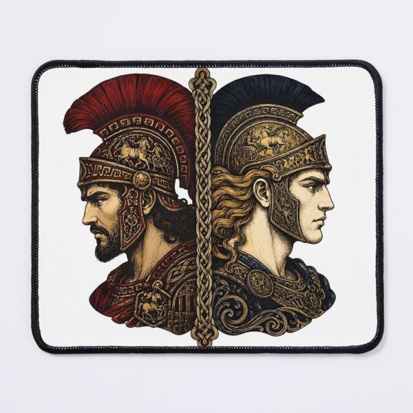 Item preview, Achilles & Hector — The Greatest Warriors | History Shapers Series designed and sold by Qorvun.