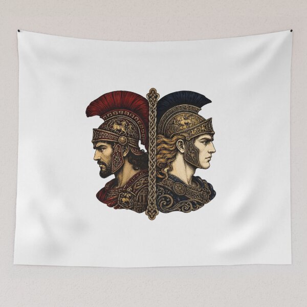 Item preview, Achilles & Hector — The Greatest Warriors | History Shapers Series designed and sold by Qorvun.