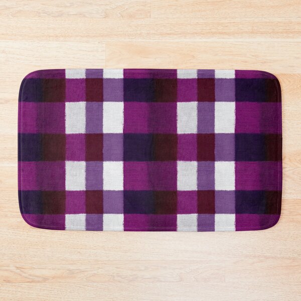 Item preview, Deep Purple And Plum Painted Check Pattern designed and sold by igraphixart.