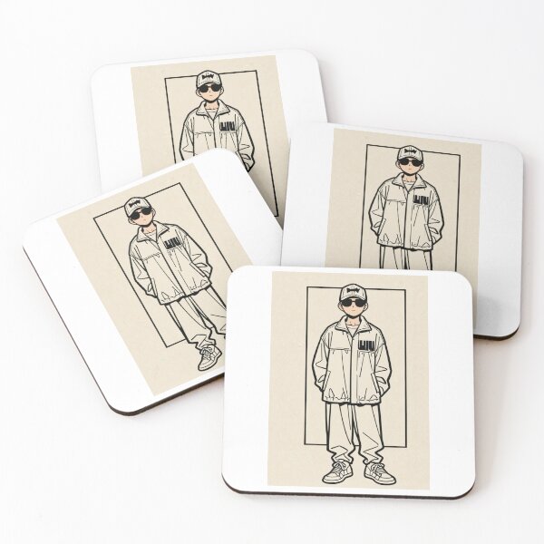 Item preview, Fashion - Man in Teal Windbreaker Sunglasses Streetwear Anime designed and sold by AnimeShin.