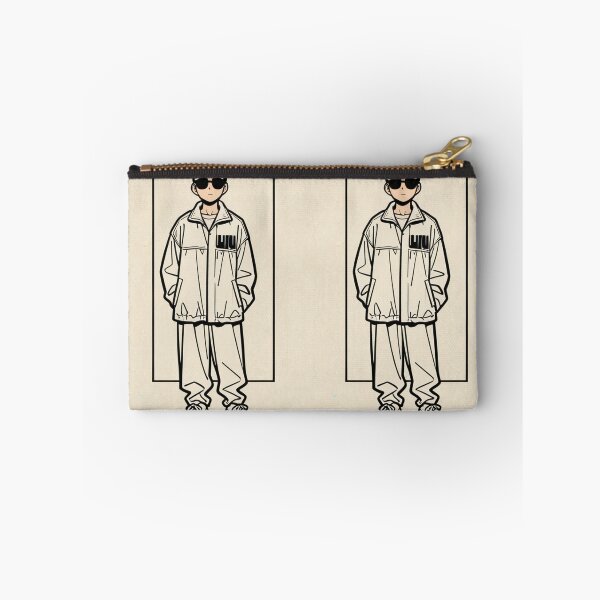 Item preview, Fashion - Man in Teal Windbreaker Sunglasses Streetwear Anime designed and sold by AnimeShin.
