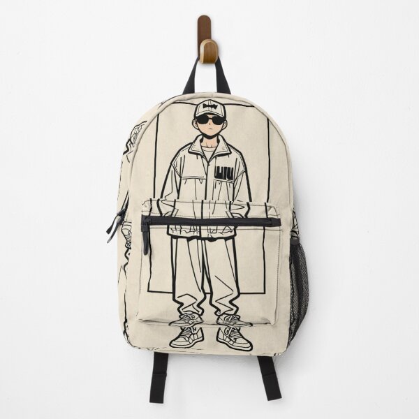 Item preview, Fashion - Man in Teal Windbreaker Sunglasses Streetwear Anime designed and sold by AnimeShin.