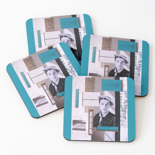 Item preview, Buster With Turquoise Collage designed and sold by collageDP.