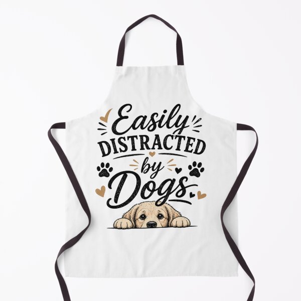 Item preview, Easily distracted by dogs designed and sold by Side Quest Co..