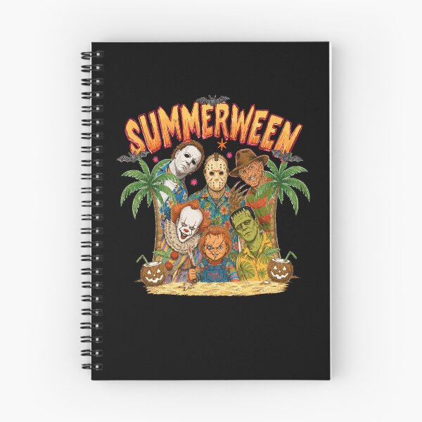 Item preview, Summerween Horror Characters Movie Tropical Beach Halloween designed and sold by phoebelevine.