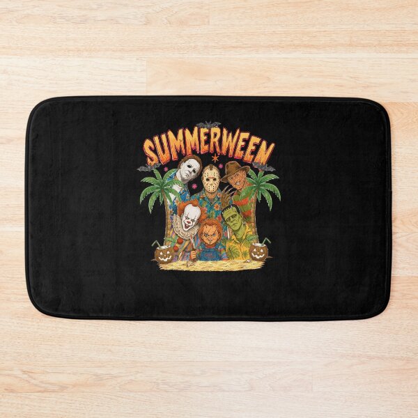 Item preview, Summerween Horror Characters Movie Tropical Beach Halloween designed and sold by phoebelevine.
