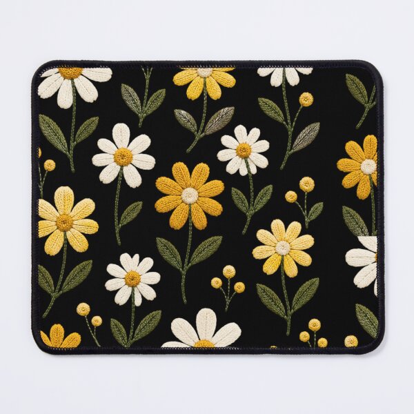 Item preview, Folk Art Daisy Embroidery designed and sold by ColorSplash123.
