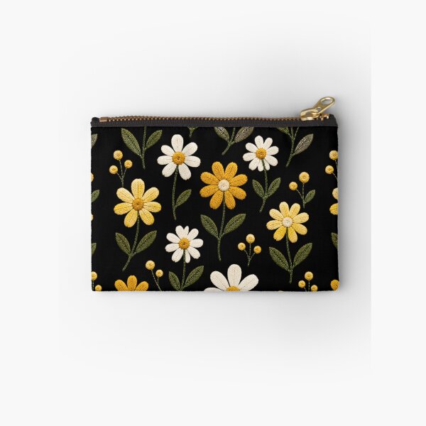 Item preview, Folk Art Daisy Embroidery designed and sold by ColorSplash123.