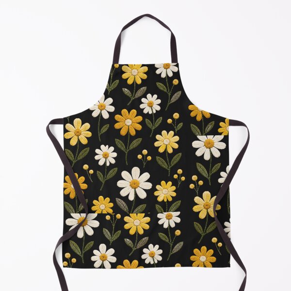 Item preview, Folk Art Daisy Embroidery designed and sold by ColorSplash123.