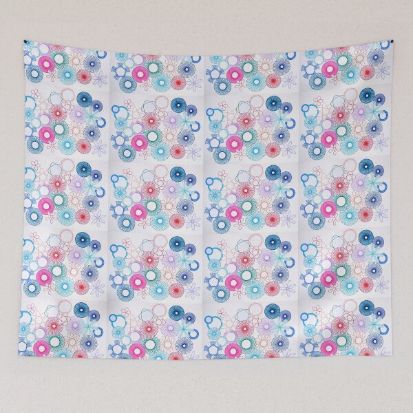 Item preview, Spirograph Circle Designs designed and sold by collageDP.