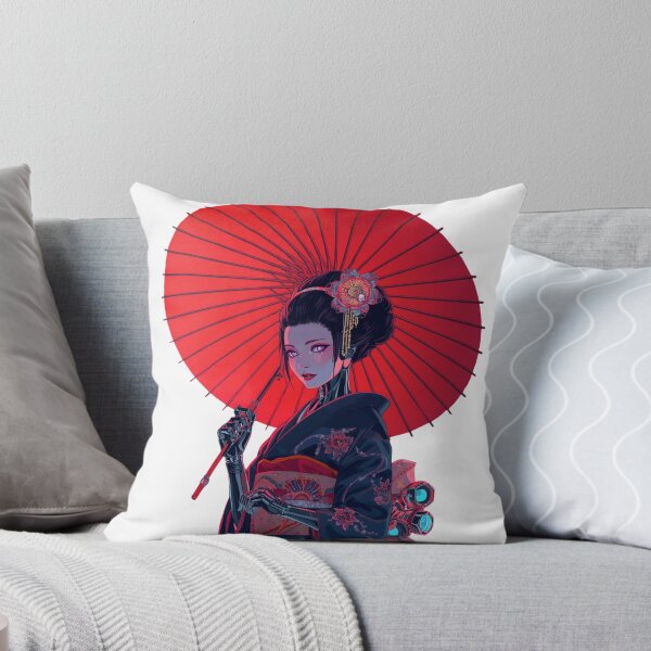 Item preview, Red Umbrella Cyber Geisha — Android Beauty designed and sold by kummo-0319.