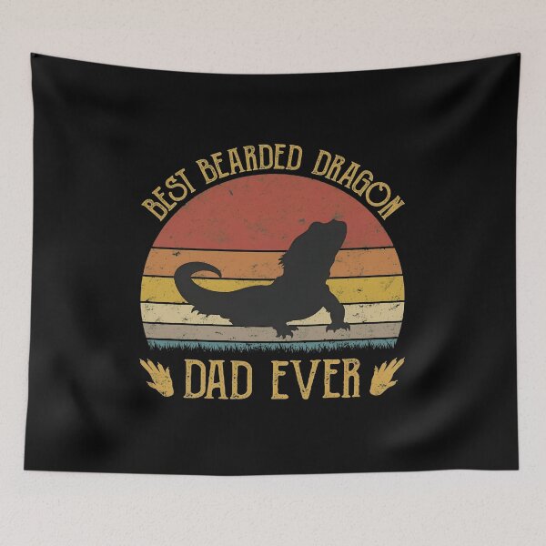 Item preview, Best Bearded Dragon Dad Ever Vintage Pet Gift designed and sold by GiaoCalonas.