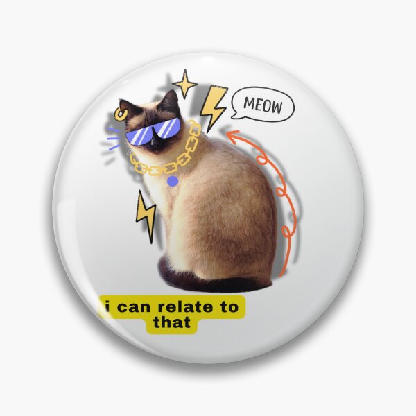 Item preview, Cool Siamese Cat designed and sold by unboxedbyJuls.