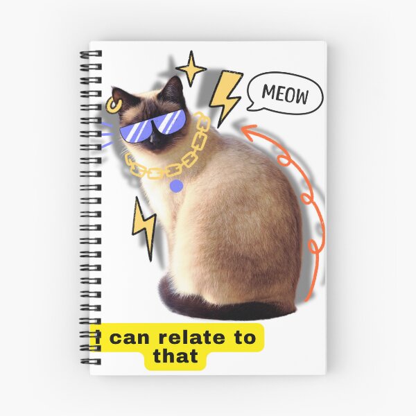 Item preview, Cool Siamese Cat designed and sold by unboxedbyJuls.