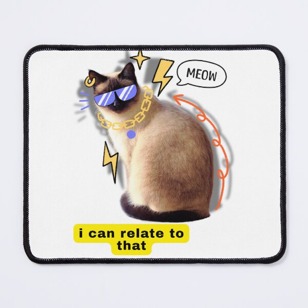 Item preview, Cool Siamese Cat designed and sold by unboxedbyJuls.