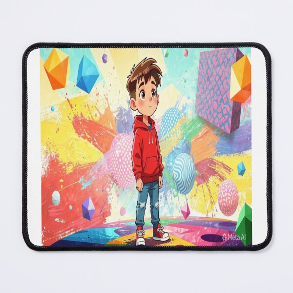 Item preview, Colorful Dream World – Cute Cartoon Boy Art designed and sold by Your143artist.
