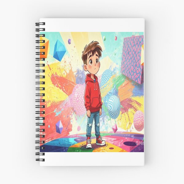 Item preview, Colorful Dream World – Cute Cartoon Boy Art designed and sold by Your143artist.