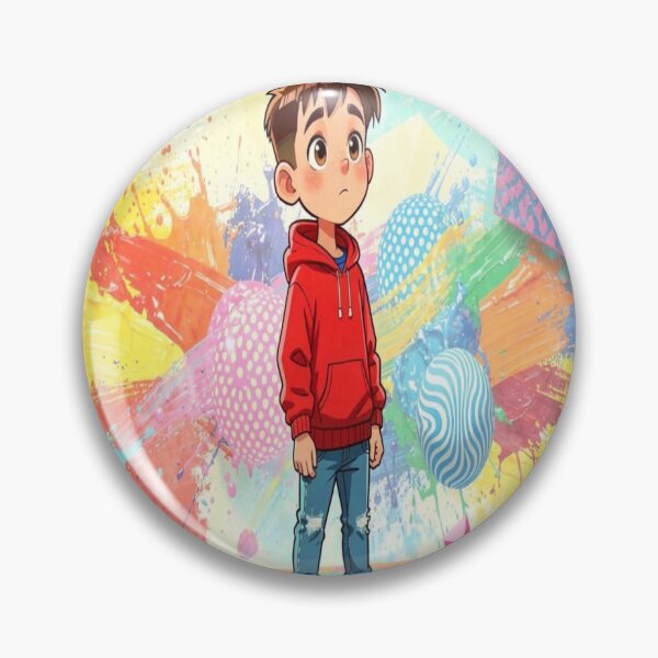 Item preview, Colorful Dream World – Cute Cartoon Boy Art designed and sold by Your143artist.