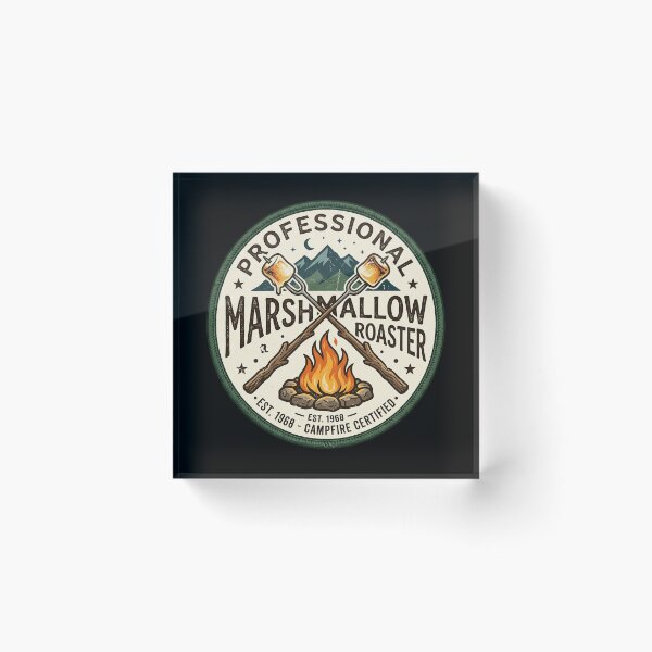 Item preview, Professional Marshmallow Roaster – Funny Campfire Design designed and sold by PGRprint.