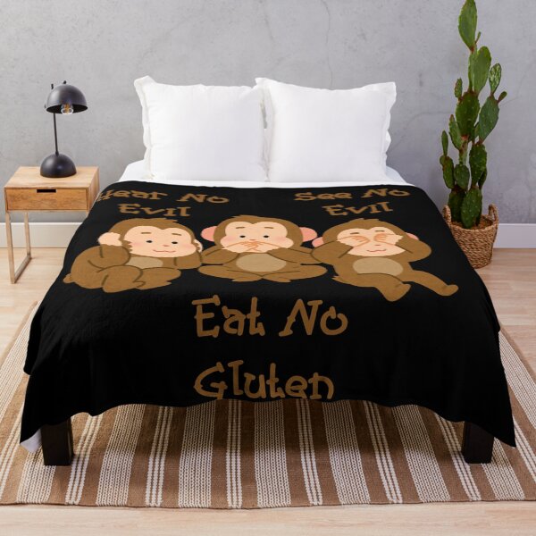 Item preview, Hear No Evil See No Evil Eat No Gluten Design designed and sold by Vileprint.