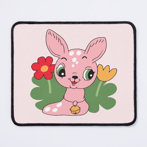 Item preview, Benny the Deer in Flower Field designed and sold by yellowflowerhut.