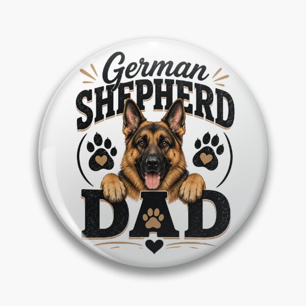 Item preview, German Shepherd dad pride designed and sold by Side Quest Co..