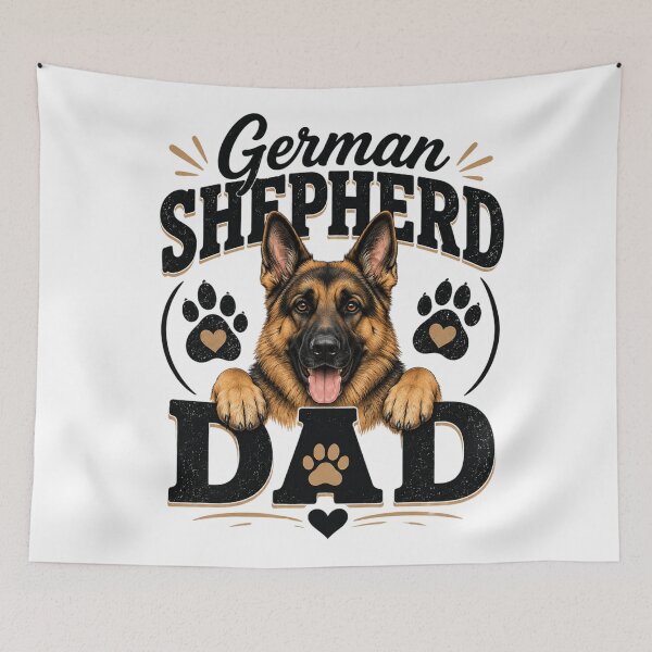 Item preview, German Shepherd dad pride designed and sold by Side Quest Co..