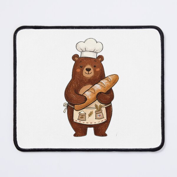 Item preview, Cute Bear Baker and Tiny Pastry Chef designed and sold by TaiwanMemory.