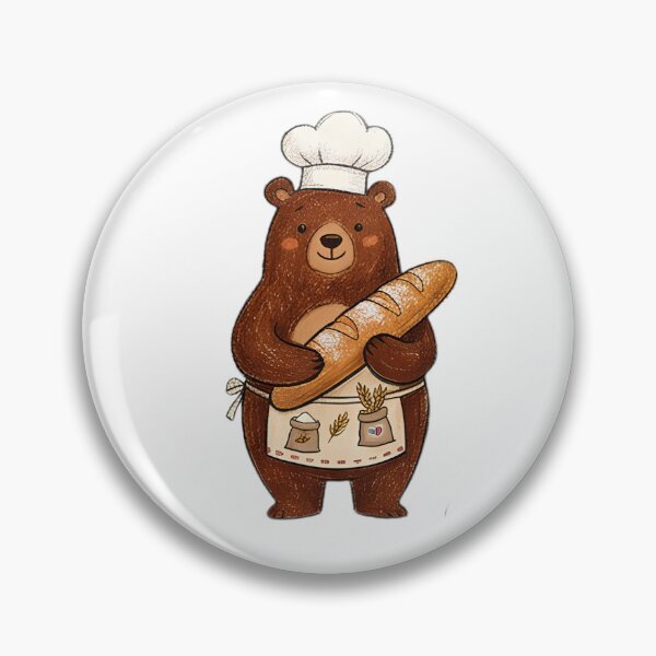 Item preview, Cute Bear Baker and Tiny Pastry Chef designed and sold by TaiwanMemory.