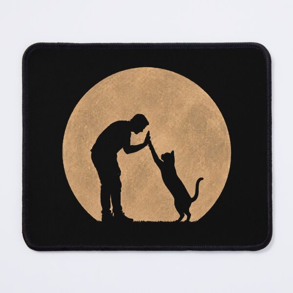 Item preview, Funny Cat Fathers Day Full Moon Mom Dad Kids designed and sold by FurryHavenPH.