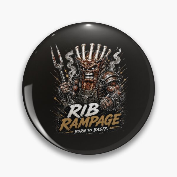 Item preview, Rib Rampage - Born to Baste BBQ Monster designed and sold by BlackSector77.