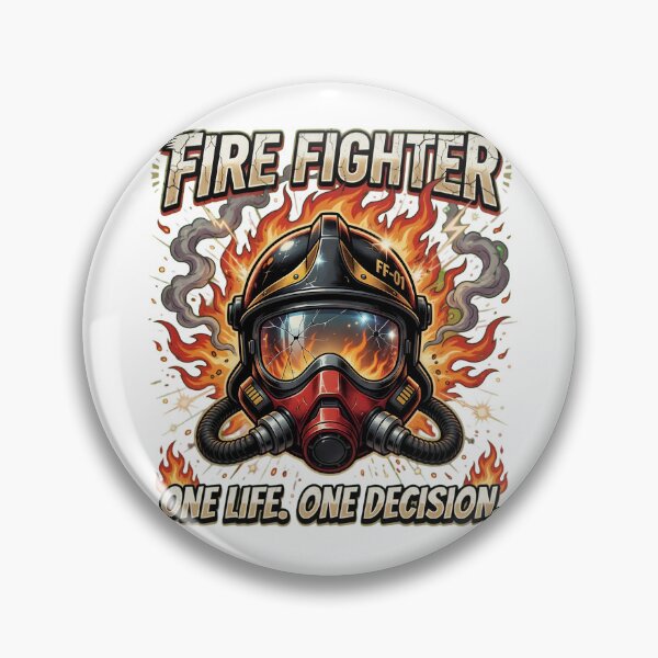 Item preview, Firefighter One Life One Decision Design designed and sold by TshirtsOnline-.