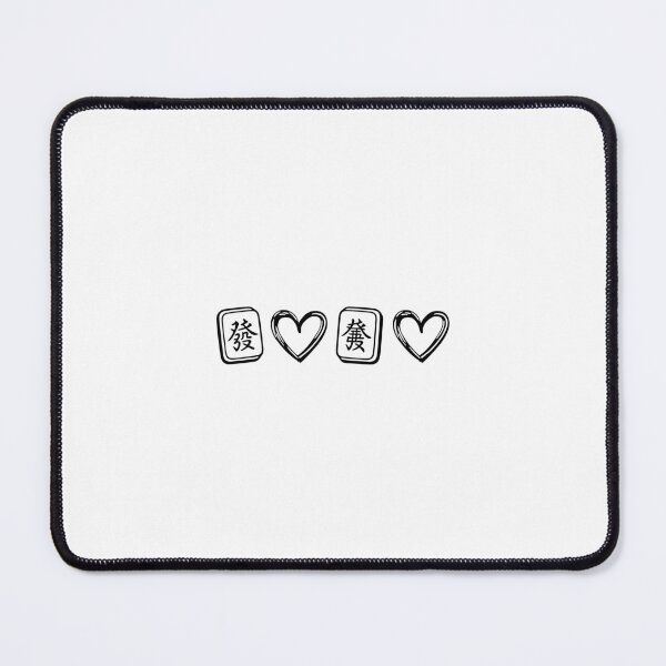 Item preview, Mahjong Tiles Love Heart Minimalist Mahjong Lover designed and sold by designclub.